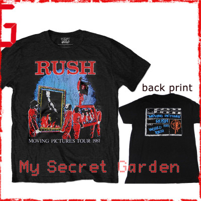 Rush - Moving Pictures 1981 Tour Official Fitted Jersey T Shirt ( Men M ) ***READY TO SHIP from Hong Kong***